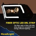 G-plus Led Drl Headlights W O Bulbs Compatible With 2009 2010 2011 2012 Dodge Ram 1500 2500 3500 Bumper Headlamp Clear Lens