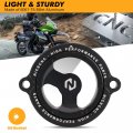 Nicecnc Black Transparent Oil Filter Cover Cap Compatible With Kawasaki Klr650 1987-2022 2021 2020 2019 2018 2017 2016 2015