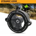 Nicecnc Black Transparent Oil Filter Cover Cap Compatible With Kawasaki Klr650 1987-2022 2021 2020 2019 2018 2017 2016 2015
