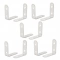 Uxcell 50mmx50mmx2mm Stainless Steel L Shaped Angle Brackets Shelf Supports 10pcs