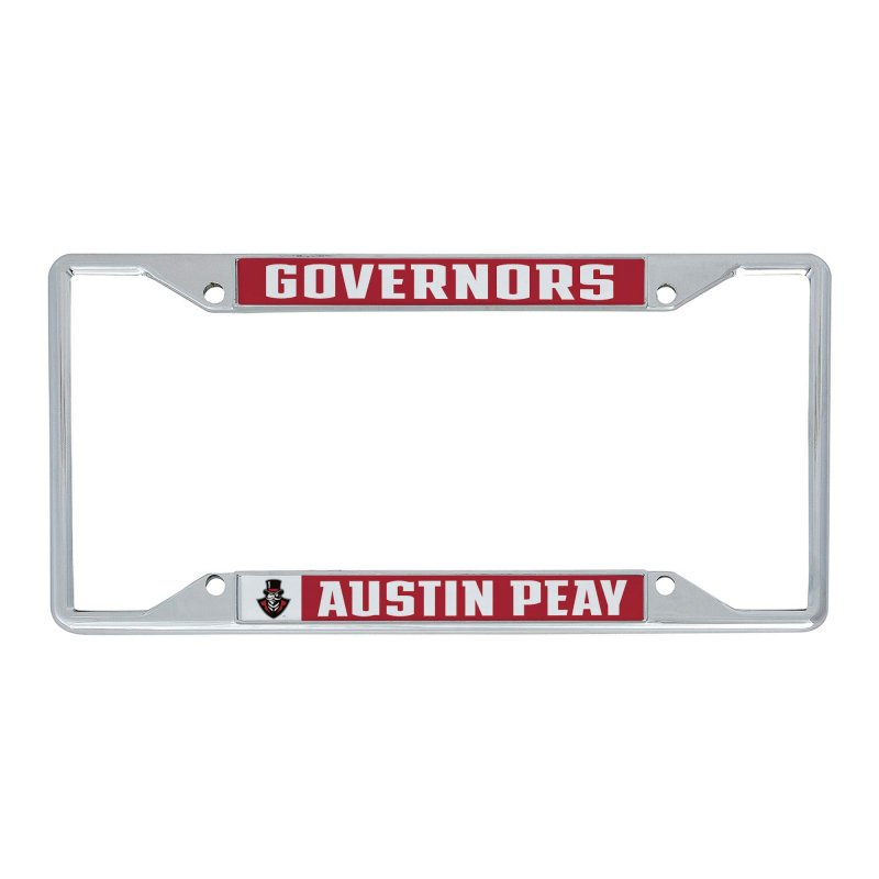 Austin Peay State University Apsu Governors Metal License Plate Frame For Front Or Back Of Car Officially Licensed Mascot