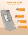 Ocpty Sun Visor Fit For Chevrolet Sonic 2012 2013 2014 2015 2016 Withoutroof 1 Grey Passenger Sun Right Side