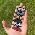 Dubbs Hardware For Mustang Car Accessories Fits Keychain Enamel Color Matched Colors Ford Mustang Atlas Blue