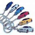 Dubbs Hardware For Mustang Car Accessories Fits Keychain Enamel Color Matched Colors Ford Mustang Atlas Blue