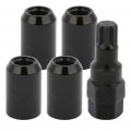 Ocpty 12x1 5 Wheel Lug Nuts Open Black Nut 1 27 0 75 Oem Factory Replacement For Acura Honda