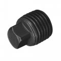 Uxcell Outer Square Head Socket Pipe Fitting Plug 1 4npt Male Thread Carbon Steel 6pcs For Terminate Ends
