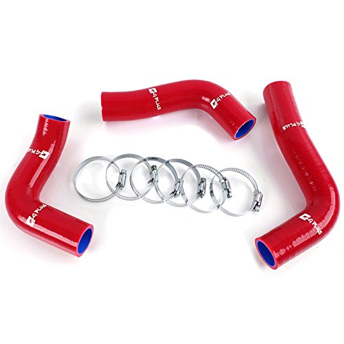 Silicone Radiator Hose Kit With Clamps For Mazda Miata Mx5 1994 1997 1 8l Na8c Bpze Red 4 5mm Thickness High Temperature