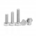 Seroni 5-20pcs External Hex Hexagon Head Screws With Full Thread M3 M4 M5 M6 M8 M10 M12 304 Stainless Steel Bolt Din933 Color