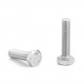 Seroni 5-20pcs External Hex Hexagon Head Screws With Full Thread M3 M4 M5 M6 M8 M10 M12 304 Stainless Steel Bolt Din933 Color