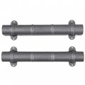 Ribbed Steel Hoosier Cabinet Mounting Side Brackets Sold In Pairs Hardware W Slide Clearence Ua-783-h 