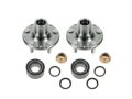 Front Wheel Hub And Bearing Kit 8 Piece For 1990 To 1999 Subaru Legacy Awd With Abs Brakes From March 1989 Production Date 