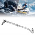 Stainless Steel Universal Outboard Steering Connecting Link Tie Rod 265a 315mm Adjustable For 15hp To 200hp Engine