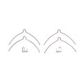 Disc Brake Hardware Set Front Axle For Lexus Sc300 1992 1998 Alx Pau Df 340 76029 Cla3 Dot Certified Replacement Part Black 