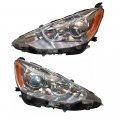 Ensyusuma For 2012 2013 2014toyota Prius C Headlight Assembly Left Driver And Right Passenger Side Headlights Replacement Pair 