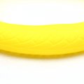 Uxcell 34cm Outer Dia Yellow Silicone Anti-slip Steering Wheel Cover Protector For Car