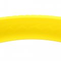 Uxcell 34cm Outer Dia Yellow Silicone Anti-slip Steering Wheel Cover Protector For Car