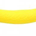 Uxcell 34cm Outer Dia Yellow Silicone Anti-slip Steering Wheel Cover Protector For Car