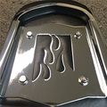Htt Group Motorcycle Chrome Flame Fire Backrest Sissy Bar For 2005-2012 Suzuki Boulevard M50 Vz800 C50 Vl800 C50tt C50c Vl800c