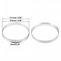 X Autohaux 4pcs Od 74 1mm To Id 72 6mm Aluminum Alloy Car Hub Centric Rings Wheel Bore Center Spacer