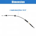 X Autohaux Automatic Transmission Gear Shifter Cable For Jeep Wrangler 3 8l V6 2007-2011 No 52060462ag Auto Trans Control Lever