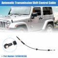X Autohaux Automatic Transmission Gear Shifter Cable For Jeep Wrangler 3 8l V6 2007-2011 No 52060462ag Auto Trans Control Lever