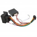 Qiilu Radio Wiring Harness 16pin Wire Power Cable With Canbus Box For Android Navigation Replacement E53 X5 E39 5 Series