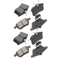 Aintier Automotive Replacement Brake Pads Front Rear Fit For Audi A4 2000-2008 For Quattro 2002-2006 A6 1998-2004