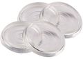 Furniture Caster Cups Hard Floor Or Carpeted Surfaces 4 Piece 1-13 16 Round Clear 