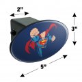 Superman Up And Away Oval Tow Trailer Hitch Cover Plug Insert