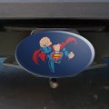 Superman Up And Away Oval Tow Trailer Hitch Cover Plug Insert