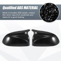 X Autohaux 1 Pair Car Rear View Driver Passenger Side Mirror Cover Cap Replacement Black Carbon Fiber Pattern For Bmw X3 X4 X5