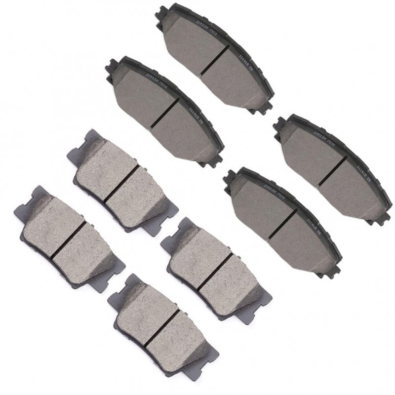 Automotive Replacement Brake Pads Front Rear Fit For Pontiac Vibe 2009-2010 For Toyota Matrix 2009-2013 Rav4 2011-2015