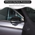 Hirufait 2pcs Rearview Mirror Covers For Honda Pilot 2016-2022 Ridgeline 2020-2023 Passport 2019-2023 Abs Material Door Side