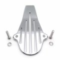 Httmt Mt266- Chrome Iron Plate Drive Shaft Cover Compatible With V-star 650 1100 Classic Custom 120mm