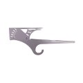 Sloped Ceiling Clothes Rod Shelf Bracket Chrome Finish 