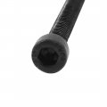 Uxcell M6 X 70mm Carbon Steel Full Thread Hex Socket Cap Head Screws Bolts Black 25 Pcs