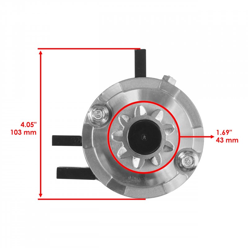 Caltric Starter For Johnson 40 40hp 40e 40el 40ttl 40te 40tel 40tl 1994 1995 1996 1997 1998 Marine New