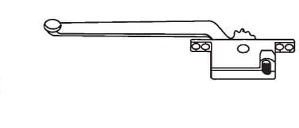 Casement Window Operator Right Hand Face Mount White 9 In Long Arm Handle Included