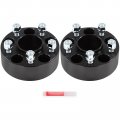 Aintier 2x 2 Inch 5x110 To Wheel Spacers With Thread Pitch 12x1 25 Bore Size 65 1mm Compatible 2014-2023 For Cherokee 2017-2023
