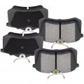 Ocpty Ceramic Brake Pads Rear Set 4pcs Fit For 1998-2004 Audi A4 1998-2003 A6 1999-2003 Quattro 2000-2004 Tt