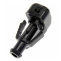 Windshield Washer Nozzle For Ford F-250 Super Duty And F-350 1999 To 2007 Black Plastic Replaces 1c3z17603aa F81z17603aa 