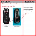 Carbon Fiber Key Remote Cover Trim Compatible For Porsche Boxster Turbo Cayenne Panamera Macan Cayman 911 918 996 997 991