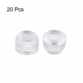 Uxcell 20pcs Tactile Push Button Switch Cap 3mm Hole Dia For 6x6mm Micro Clear