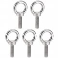 Uxcell Lifting Eye Bolt M12 X 40mm Male Thread 304 Stainless Steel For Hanging Pack Of 5