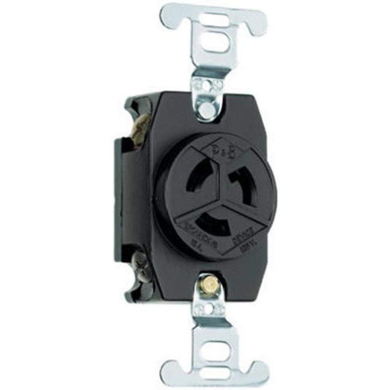 Pass Seymour 4710ccv3 Single Receptacle Two Pole Three Wire 15-amp 125-volt