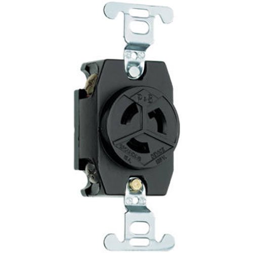 Pass Seymour 4710ccv3 Single Receptacle Two Pole Three Wire 15-amp 125-volt