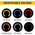 Pass Seymour 4710ccv3 Single Receptacle Two Pole Three Wire 15-amp 125-volt