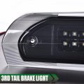 G-plus Led Third Brake Light Compatible With 02-09 Dodge Ram 3rd Bar Cargo Type X Smokya Lensa Black Housinga Ambera Reflector