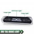 Led Third Brake Light For 02-09 Dodge Ram 3rd Bar Cargo Type X Smokya Lensa Black Housinga Ambera Reflector
