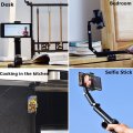 Hiyitks Sun Visor Car Phone Holder Mount Multifunctional Cell Stand Universal Adjustable Arm Cradles Clip For Rearview Mirror